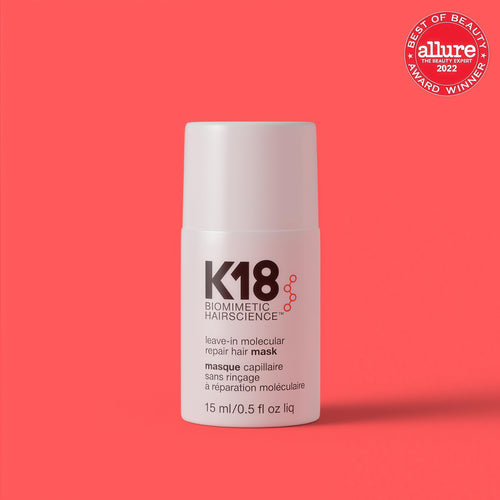 K18 Leave-In Molecular Repair Hair Mask, Patented, Lasting Repair For Dry, Frizzy, Damaged Hair, Reverse Damage In 4 Minutes From Bleach, Color, Chemical Services + Heat
